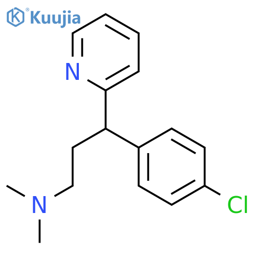 Chlorpheniramine structure