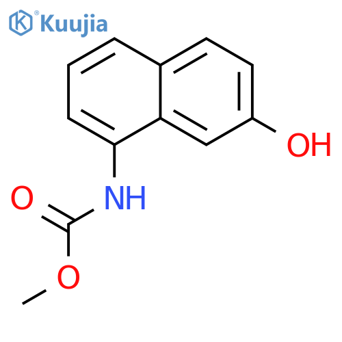 Methyl (7-hydroxynaphthalen-1-yl)carbamate structure