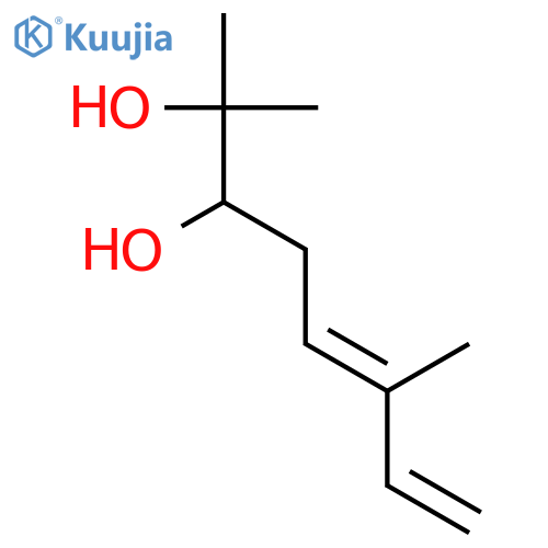 5,7-Octadiene-2,3-diol, 2,6-dimethyl-, (5E)- structure