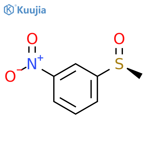 Benzene, 1-[(S)-methylsulfinyl]-3-nitro- structure