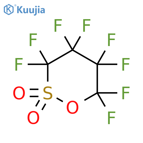 1,2-Oxathiane, 3,3,4,4,5,5,6,6-octafluoro-, 2,2-dioxide structure