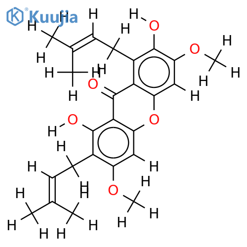 3,6-Di-O-methyl-gamma-mangostin structure