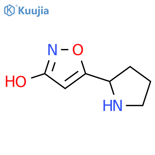 3(2H)-Isoxazolone,5-(2-pyrrolidinyl)- structure