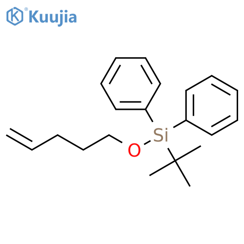 Silane, (1,1-dimethylethyl)(4-pentenyloxy)diphenyl- structure