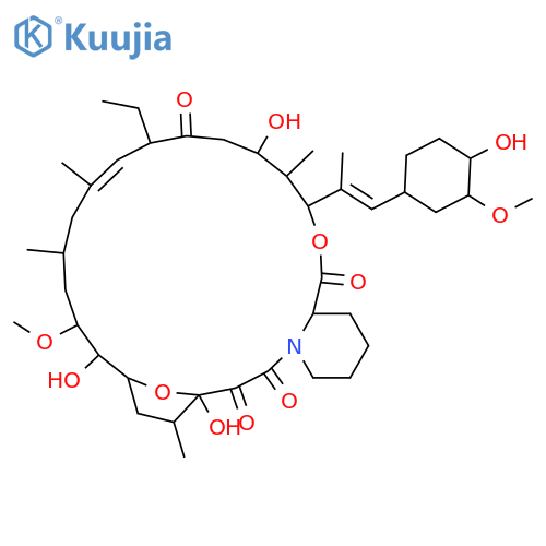 (9Z)-8-ethyl-5,15,19-trihydroxy-3-[(E)-2-(4-hydroxy-3-methoxycyclohexyl)-1-methylethenyl]-14-methoxy-4,10,12,18-tetramethyl-5,6,8,11,12,13,14,15,16,17,18,19,24,25,26,26a-hexadecahydro-3H-16,19-epoxypyrido[2,1-c][1,4]oxazacyclotricosine-1,7,20,21(4H,23H)-t structure