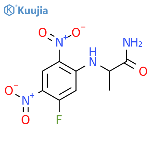 Na-(2,4-Dinitro-5-fluorophenyl)-D-alaninamide structure