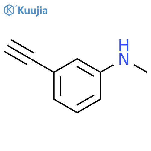 3-ethynyl-N-methylaniline structure