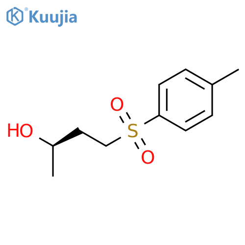 2-Butanol, 4-[(4-methylphenyl)sulfonyl]-, (R)- structure