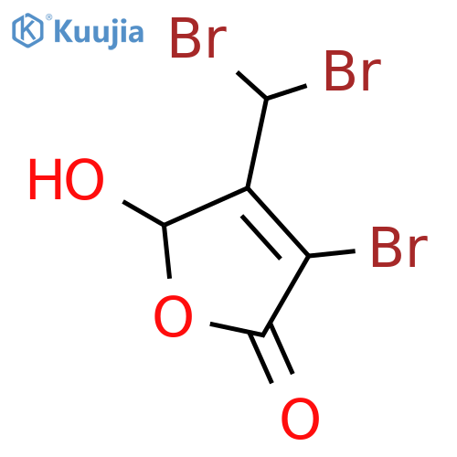 3-Bromo-4-(dibromomethyl)-5-hydroxy-2(5H)-furanone structure