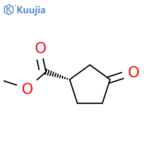 methyl (1S)-3-oxocyclopentane-1-carboxylate structure