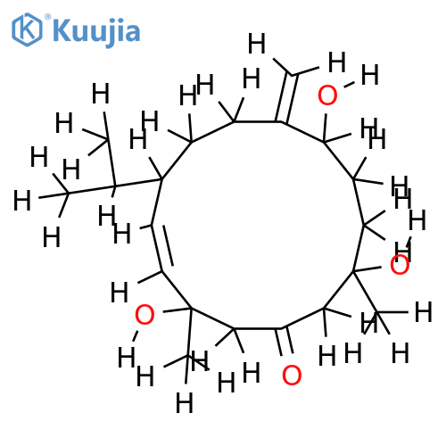 (1S,2E,4S,8R,11S)-4,8,11-Trihydroxy-2,12(20)-cembradien-6-one structure