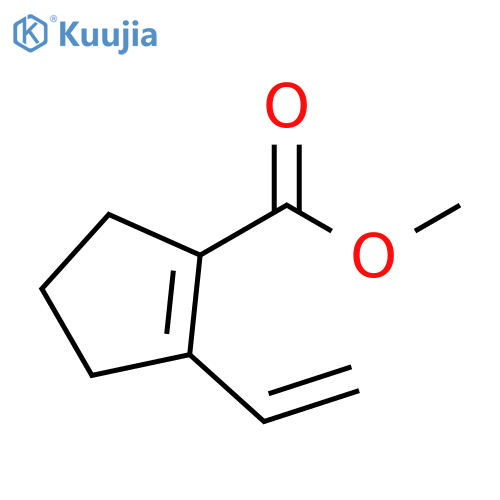1-Cyclopentene-1-carboxylicacid,2-ethenyl-,methylester(9CI) structure