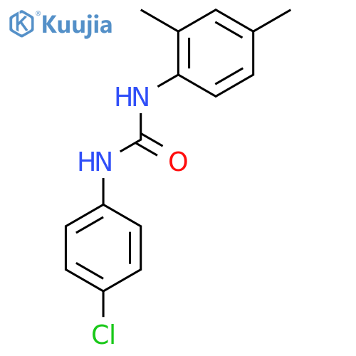Urea,N-(4-chlorophenyl)-N'-(2,4-dimethylphenyl)- structure