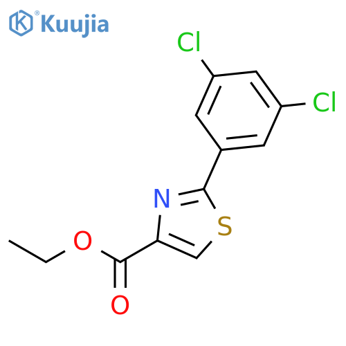 Ethyl 2-(3,5-dichlorophenyl)thiazole-4-carboxylate structure
