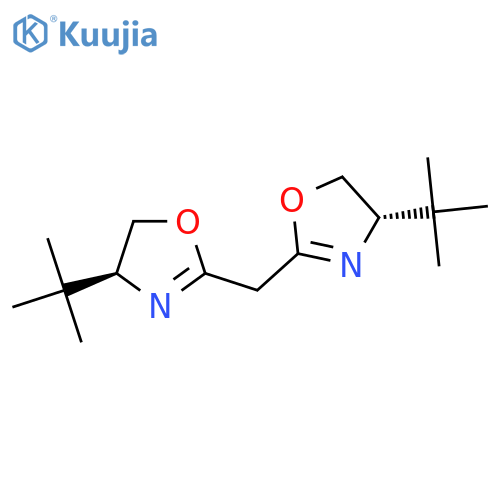 2,2'-Methylenebis(4S)-4-tert-butyl-2-oxazoline structure