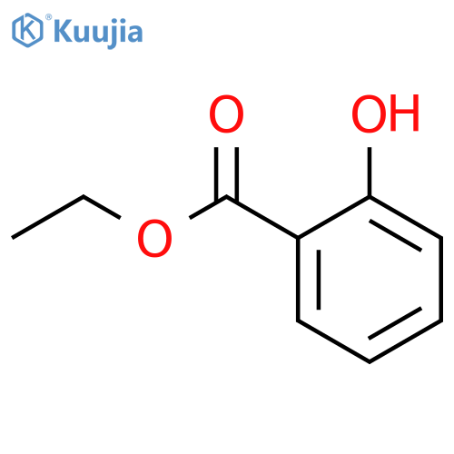 Benzoic acid, hydroxy-,ethyl ester structure