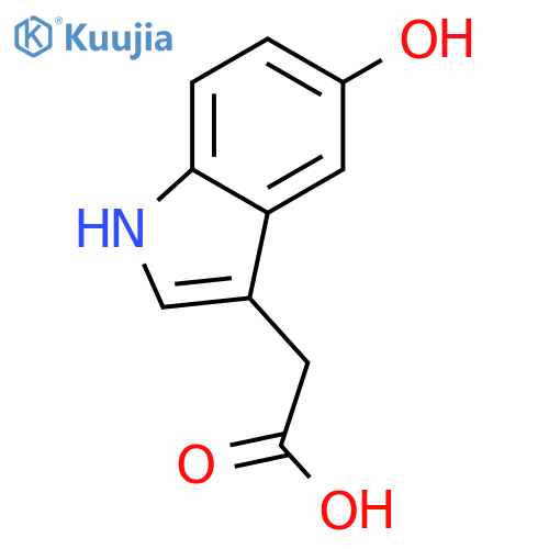 5-hydroxyindole-3-acetic acid structure