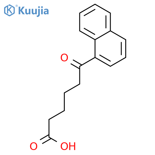 6-(1-naphthyl)-6-oxo-hexanoic acid structure
