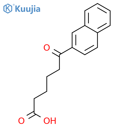6-naphthalen-2-yl-6-oxohexanoic acid structure