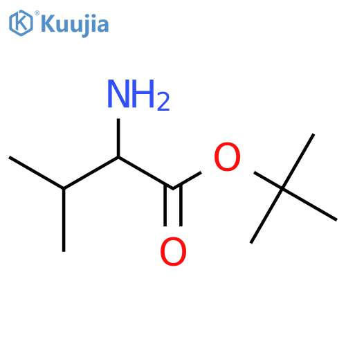 tert-butyl (2S)-2-amino-3-methylbutanoate structure