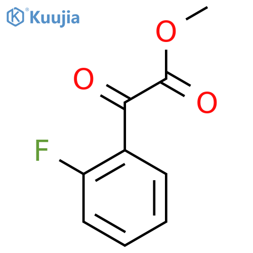 methyl 2-fluoro-α-oxo-benzeneacetate structure