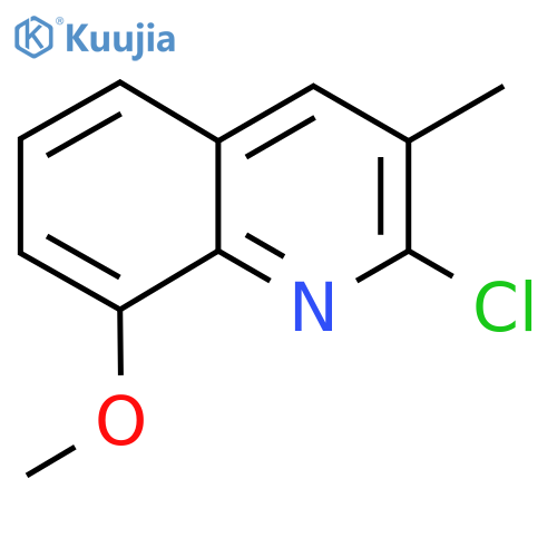 2-Chloro-8-methoxy-3-methylquinoline structure