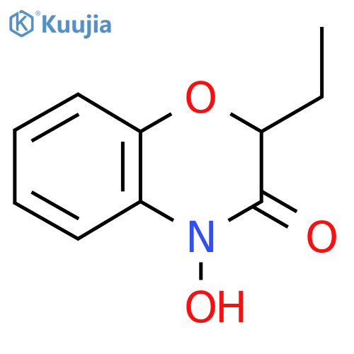 2H-1,4-Benzoxazin-3(4H)-one, 2-ethyl-4-hydroxy- structure