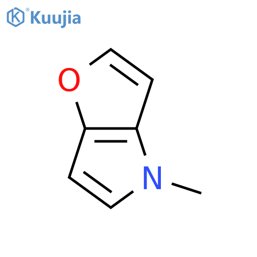 4H-Furo[3,2-b]pyrrole,4-methyl- structure