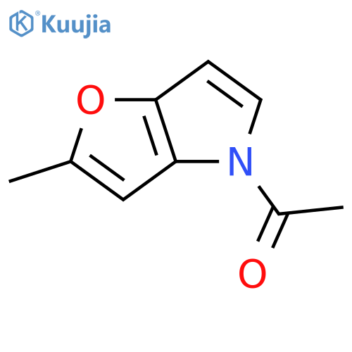 Ethanone,1-(2-methyl-4H-furo[3,2-b]pyrrol-4-yl)- structure