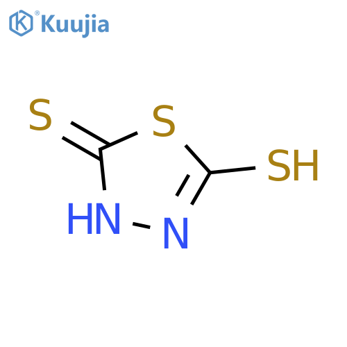 1,3,4-Thiadiazole-2(3H)-thione, 5-mercapto- structure