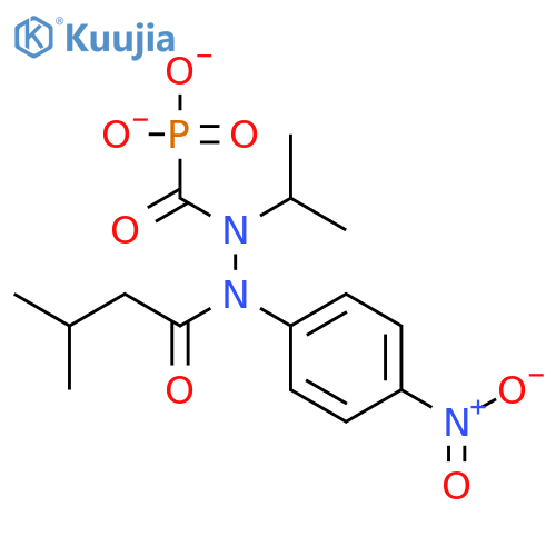 Acetic acid,2-[[bis(1-methylethoxy)phosphinyl]carbonyl]-1-(4-nitrophenyl)hydrazide structure