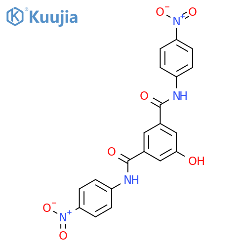 1,3-Benzenedicarboxamide, 5-hydroxy-N,N'-bis(4-nitrophenyl)- structure