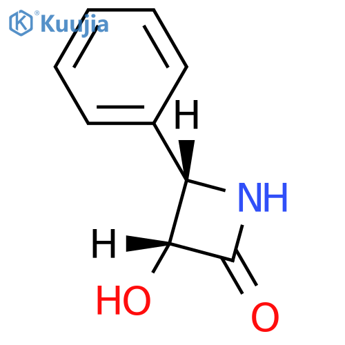 (3R,4S)-3-Hydroxy-4-phenylazetidin-2-one structure