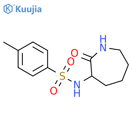 Benzenesulfonamide, N-(hexahydro-2-oxo-1H-azepin-3-yl)-4-methyl- structure