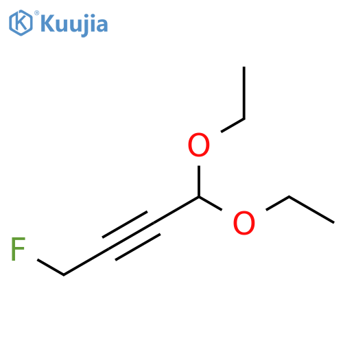 2-Butyne, 1,1-diethoxy-4-fluoro- structure