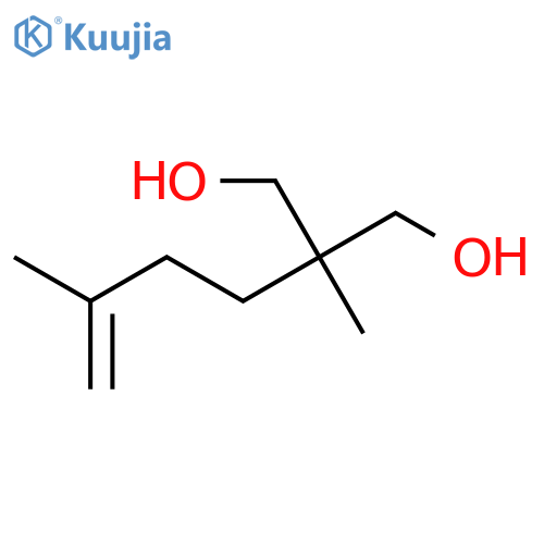 1,3-Propanediol, 2-methyl-2-(3-methyl-3-butenyl)- structure