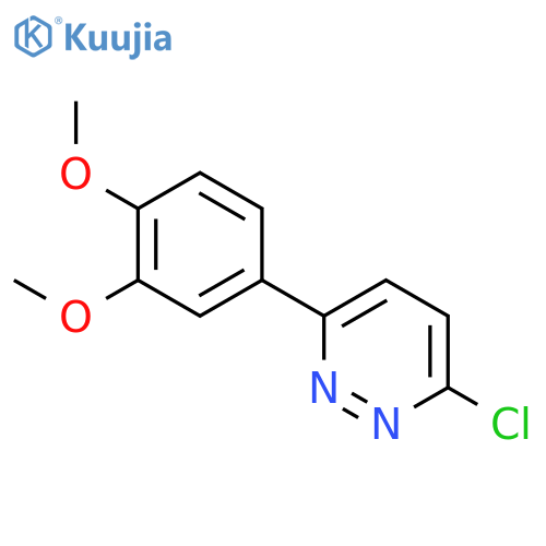 3-chloro-6-(3,4-dimethoxyphenyl)pyridazine structure
