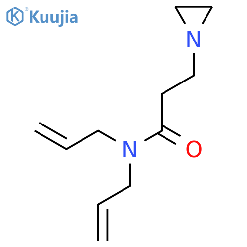 3-(aziridin-1-yl)-N,N-di(prop-2-en-1-yl)propanamide structure