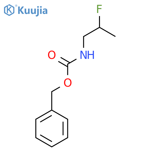 benzyl N-(2-fluoropropyl)carbamate structure