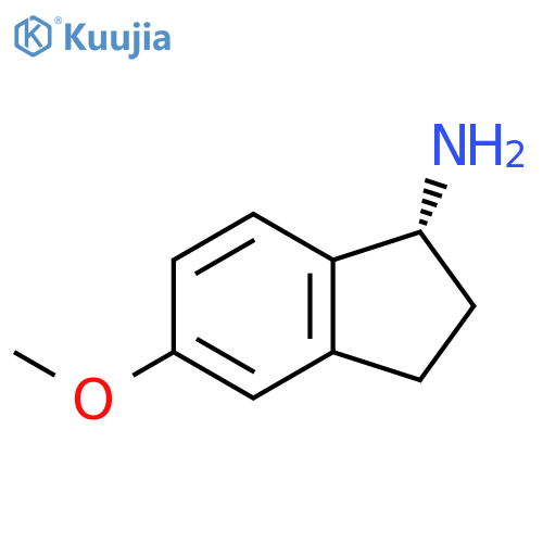 (1R)-5-methoxy-2,3-dihydro-1H-inden-1-amine structure