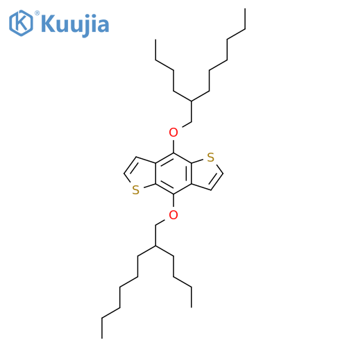 4,8-Bis((2-butyloctyl)oxy)benzo[1,2-b:4,5-b']dithiophene structure