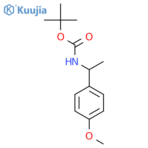 1-N-boc-(4-methoxy-phenyl)-ethylamine structure