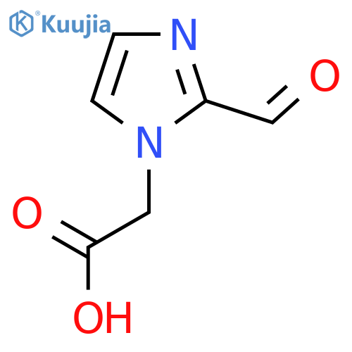2-(2-Formyl-1H-imidazol-1-yl)acetic acid structure