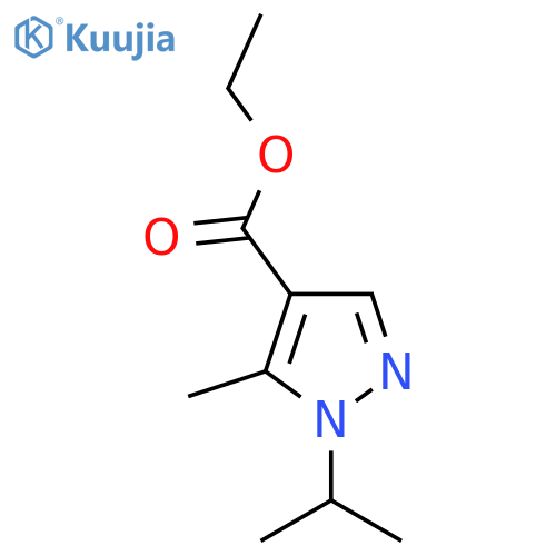 Ethyl 1-isopropyl-5-methyl-1H-pyrazole-4-carboxylate structure