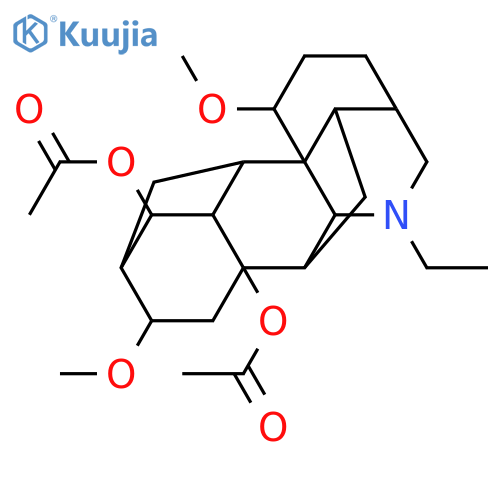 Aconitane-8,14-diol,20-ethyl-1,16-dimethoxy-, diacetate (ester), (1a,14a,16b)- (9CI) structure