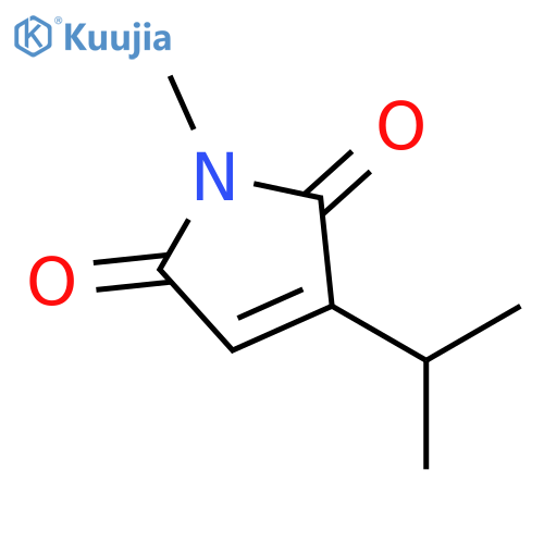 1H-Pyrrole-2,5-dione,1-methyl-3-(1-methylethyl)-(9CI) structure