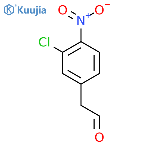 2-(3-chloro-4-nitrophenyl)acetaldehyde structure