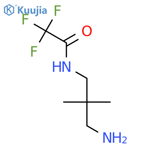 N-(3-amino-2,2-dimethylpropyl)-2,2,2-trifluoroacetamide structure