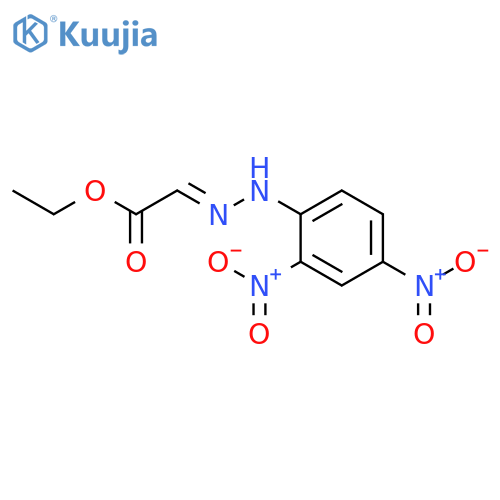 Acetic acid, [(2,4-dinitrophenyl)hydrazono]-, ethyl ester structure