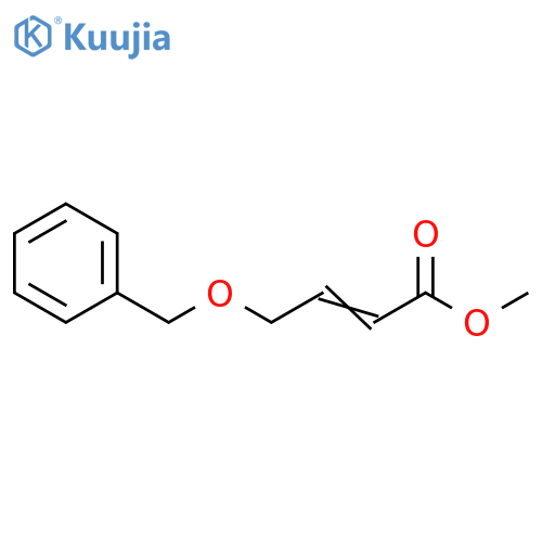 2-Butenoic acid, 4-(phenylmethoxy)-, methyl ester structure
